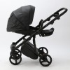Carucior 3 in 1 Lumi Air Adamex Deluxe Black Leather SA2