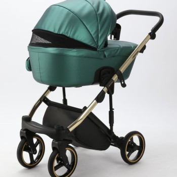 Carucior 3 in 1 Lumi Air Adamex Deluxe Smarald Leather SM500