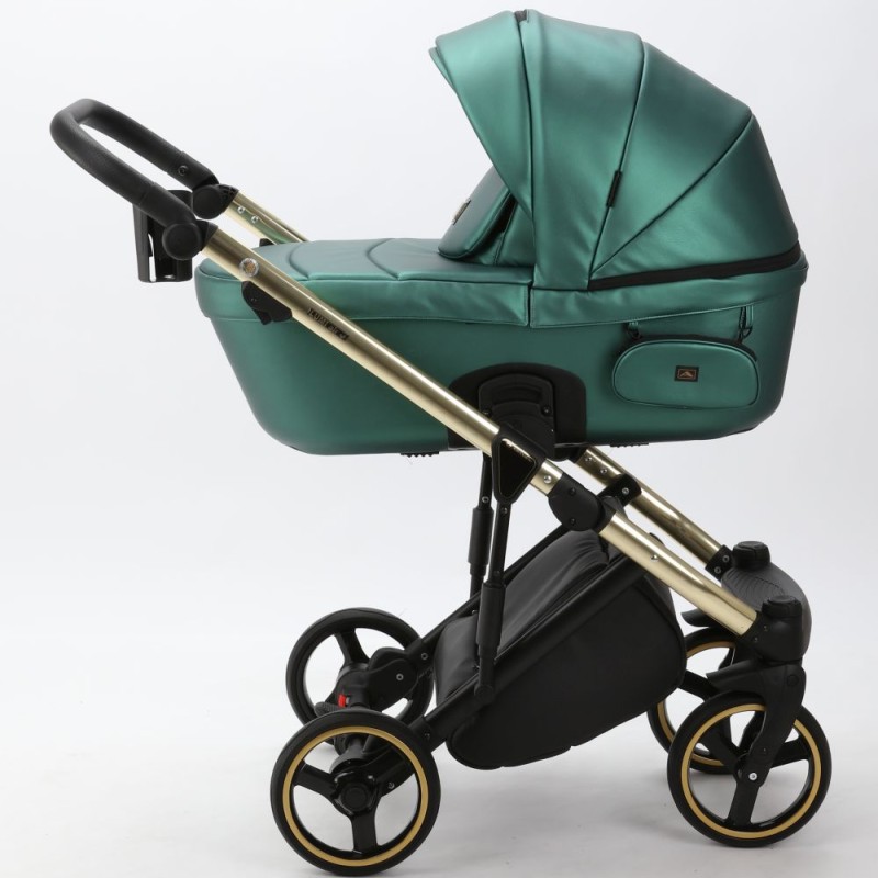 Carucior 3 in 1 Lumi Air Adamex Deluxe Smarald Leather SM500