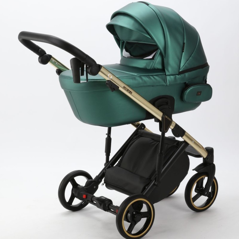 Carucior 3 in 1 Lumi Air Adamex Deluxe Smarald Leather SM500