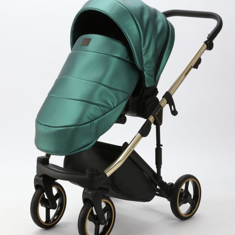 Carucior 3 in 1 Lumi Air Adamex Deluxe Smarald Leather SM500
