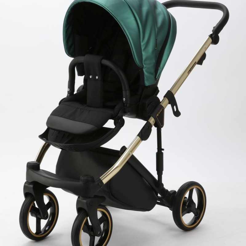 Carucior 3 in 1 Lumi Air Adamex Deluxe Smarald Leather SM500