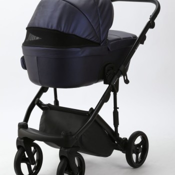 Carucior 3 in 1 Lumi Air Adamex Deluxe Navy Leather SM9