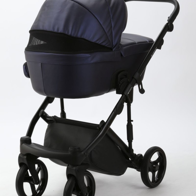 Carucior 3 in 1 Lumi Air Adamex Deluxe Navy Leather SM9