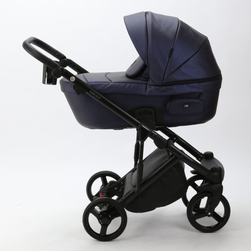 Carucior 3 in 1 Lumi Air Adamex Deluxe Navy Leather SM9