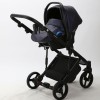 Carucior 3 in 1 Lumi Air Adamex Deluxe Navy Leather SM9