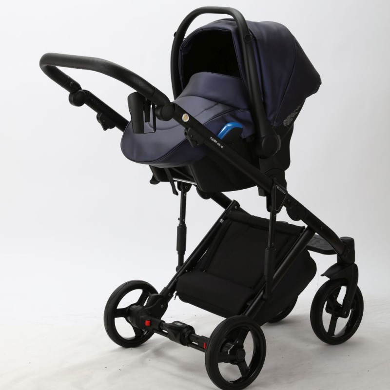 Carucior 3 in 1 Lumi Air Adamex Deluxe Navy Leather SM9