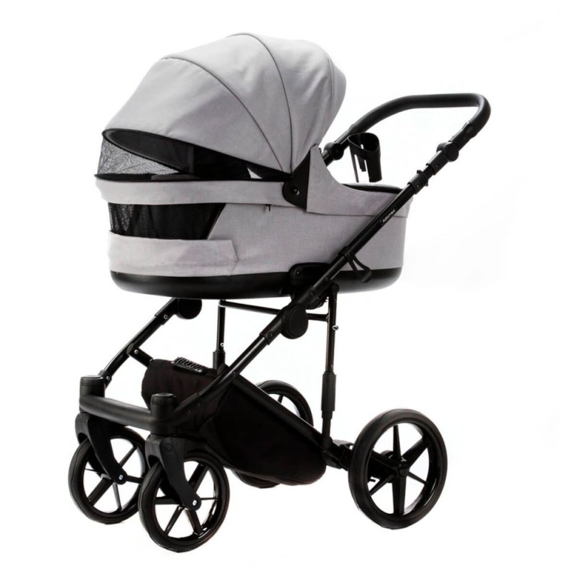 Noul carucior copii 3 in 1 Locco Adamex Light Grey TK56