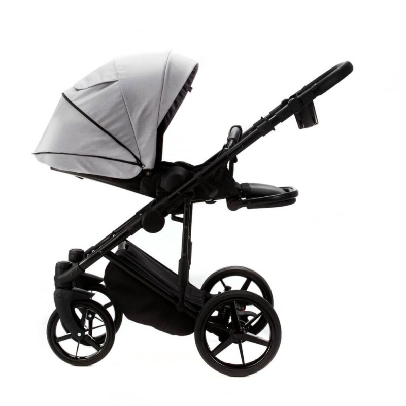 Noul carucior copii 3 in 1 Locco Adamex Light Grey TK56