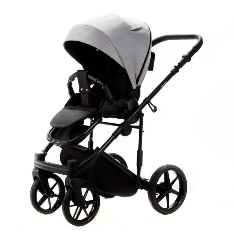 Noul carucior copii 3 in 1 Locco Adamex Light Grey TK56