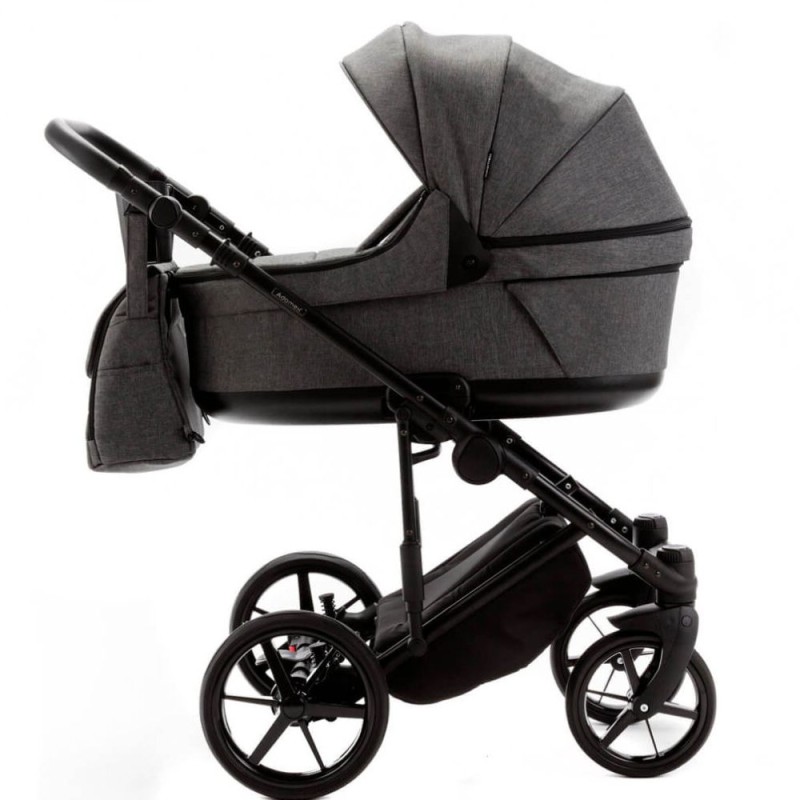 Noul carucior copii 3 in 1 Locco Adamex Graphite TK66