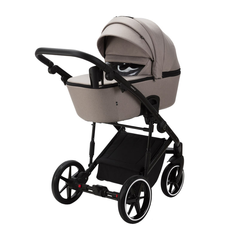 Noul carucior copii 3 in 1 Mobi Air Adamex Beige TK72 cu scoica testata ADAC