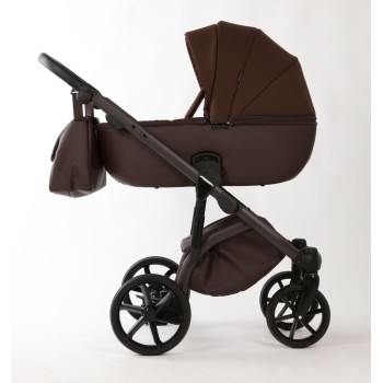 Carucior copii 3 in 1 Nola Adamex Natura Collection Coffee cu scoica testata ADAC