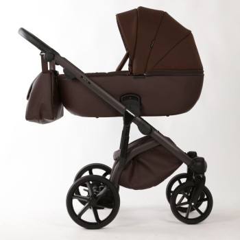 Carucior copii 3 in 1 Nola Adamex Natura Collection Coffee cu scoica testata ADAC