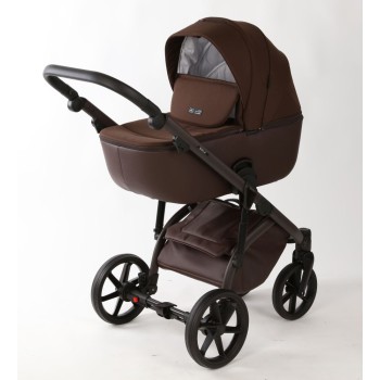Carucior copii 3 in 1 Nola Adamex Natura Collection Coffee cu scoica testata ADAC