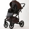 Carucior copii 3 in 1 Nola Adamex Natura Collection Coffee cu scoica testata ADAC