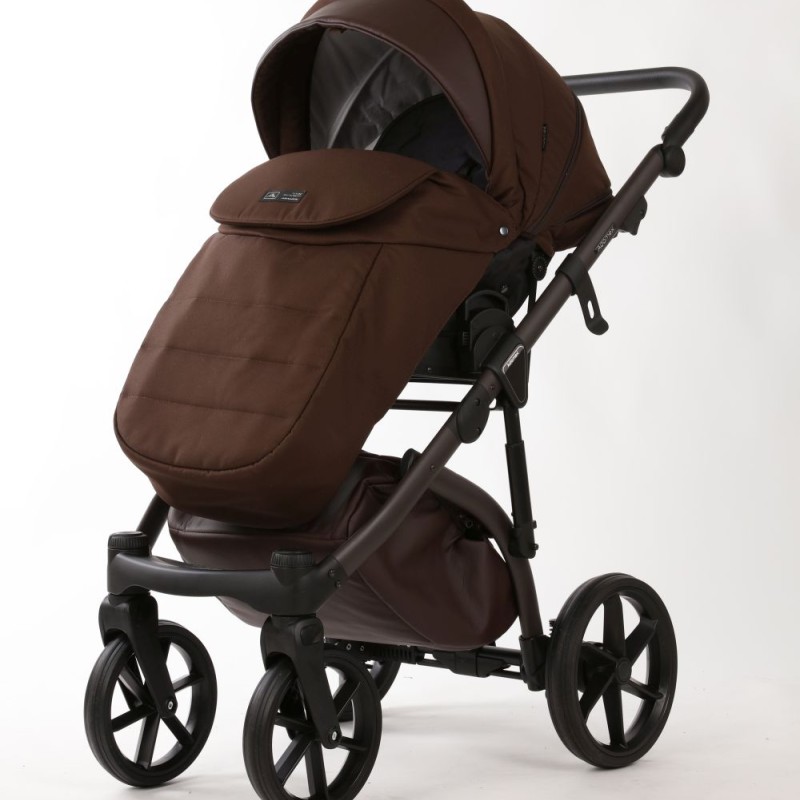 Carucior copii 3 in 1 Nola Adamex Natura Collection Coffee cu scoica testata ADAC