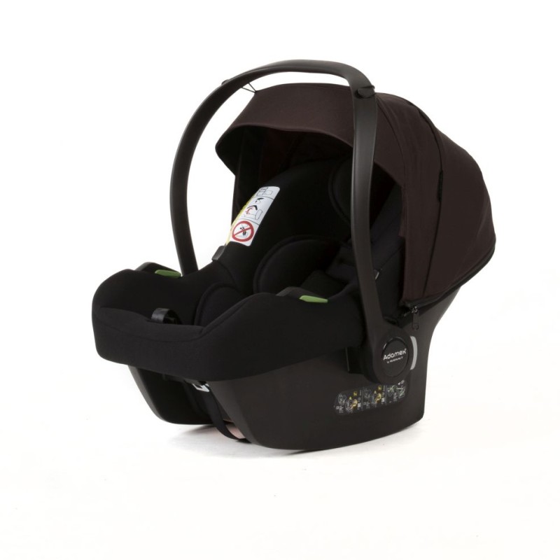 Carucior 3 in 1 Delta Natura Collection Adamex Coffee cu scoica testata ADAC