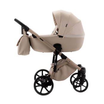 Carucior copii 3 in 1 Nola Natura Collection Adamex Vanilla cu scoica testata ADAC