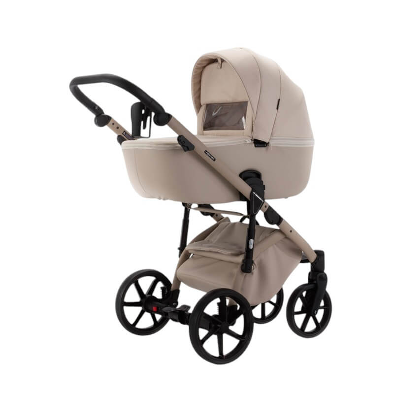 Carucior copii 3 in 1 Nola Natura Collection Adamex Vanilla cu scoica testata ADAC