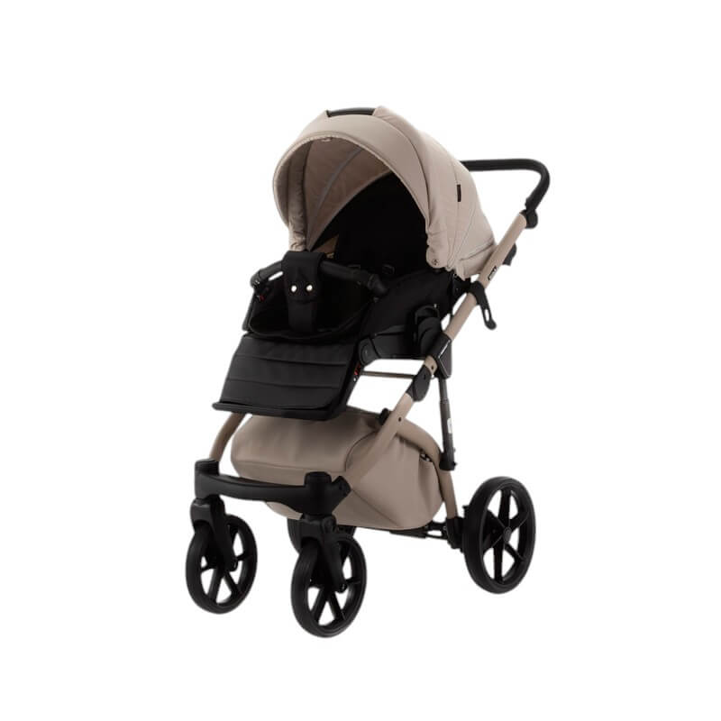 Carucior copii 3 in 1 Nola Natura Collection Adamex Vanilla cu scoica testata ADAC