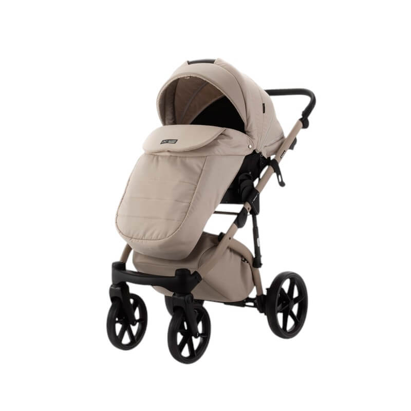 Carucior copii 3 in 1 Nola Natura Collection Adamex Vanilla cu scoica testata ADAC