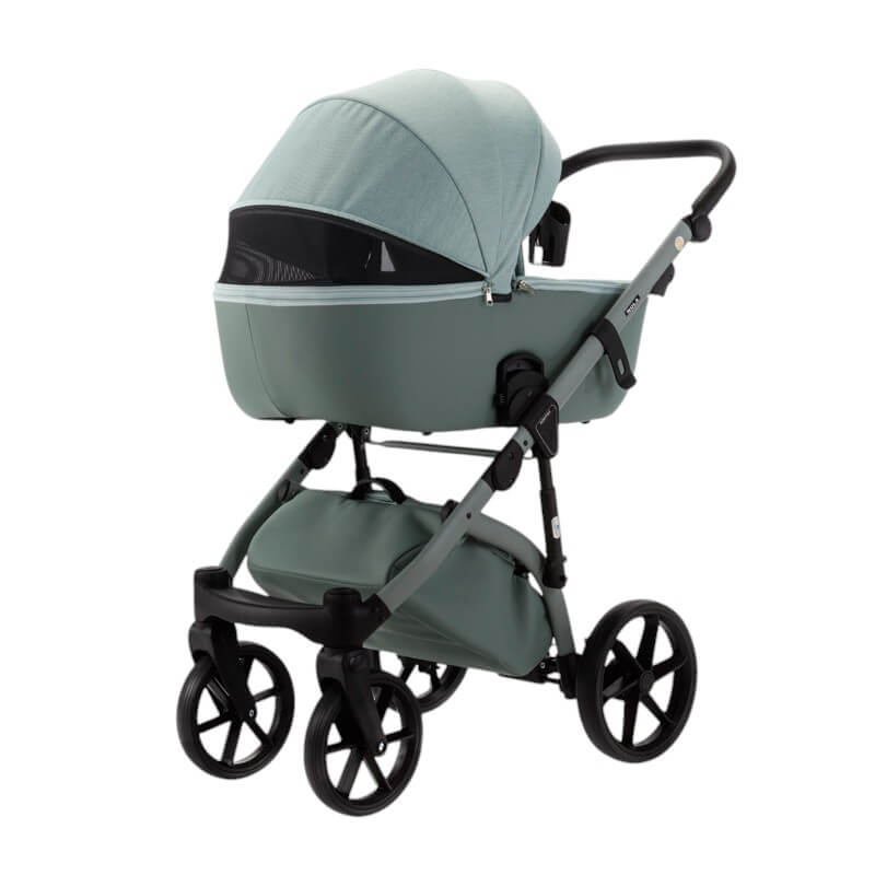 Carucior copii 3 in 1 Nola Natura Collection Adamex Mint cu scoica testata ADAC