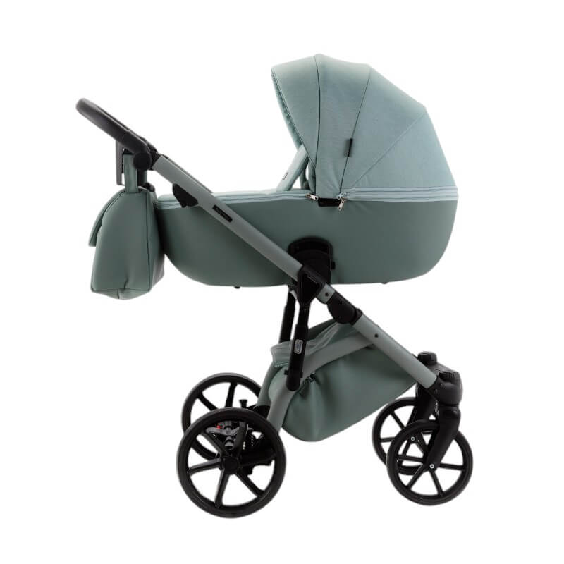 Carucior copii 3 in 1 Nola Natura Collection Adamex Mint cu scoica testata ADAC
