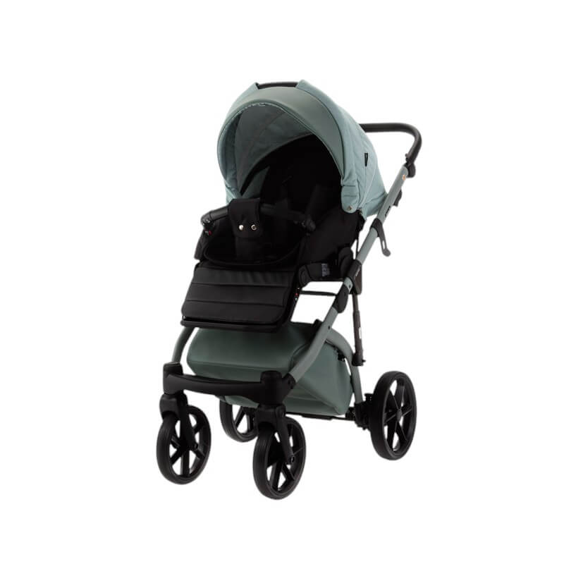 Carucior copii 3 in 1 Nola Natura Collection Adamex Mint cu scoica testata ADAC