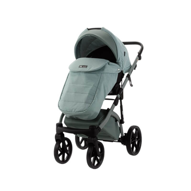 Carucior copii 3 in 1 Nola Natura Collection Adamex Mint cu scoica testata ADAC