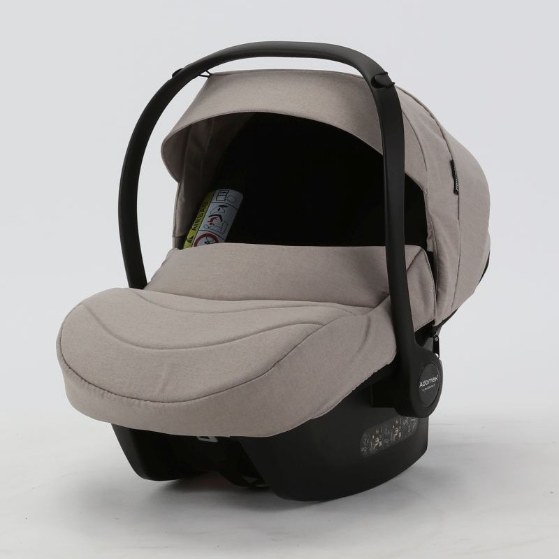 Carucior copii 3 in 1 Nola Natura Collection Adamex Cappucino cu scoica testata ADAC