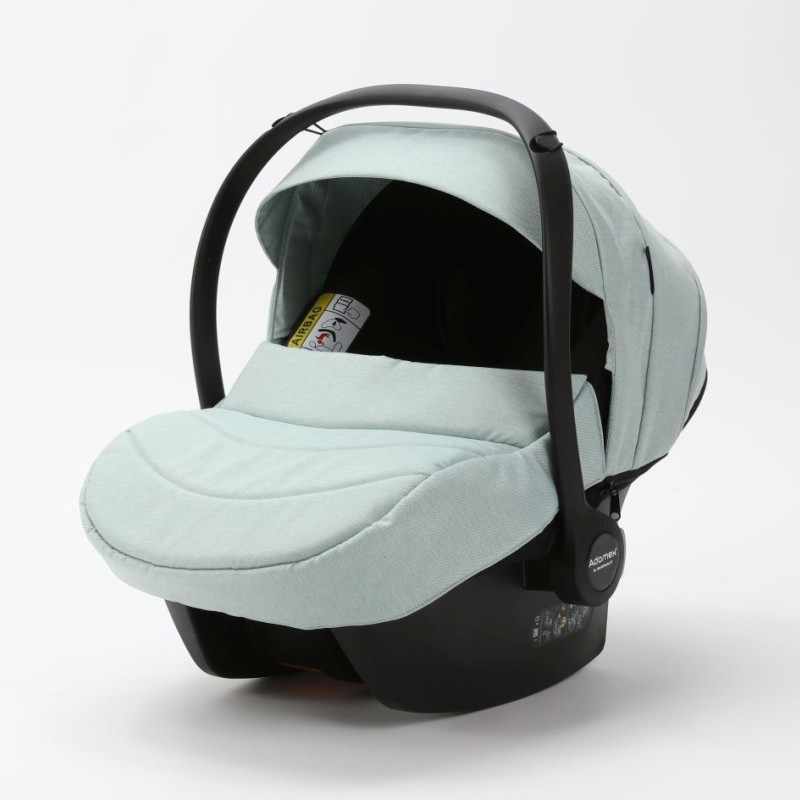 Carucior copii 3 in 1 Nola Natura Collection Adamex Mint cu scoica testata ADAC