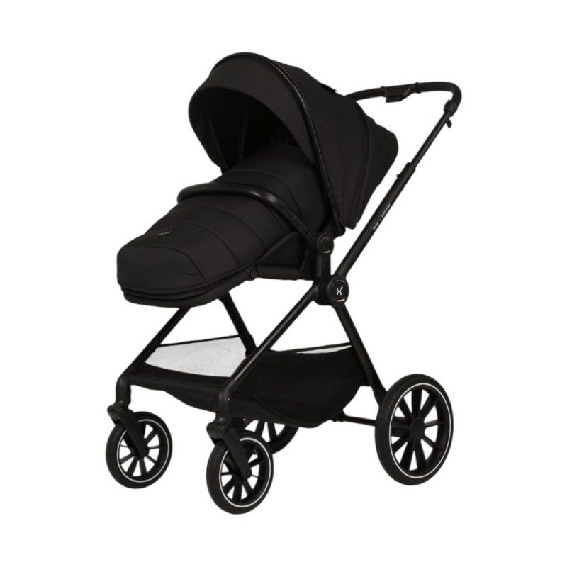 Carucior Copii Adamex Nova Black 3in1 cu scoica Cybex Cloud G plus ADAC