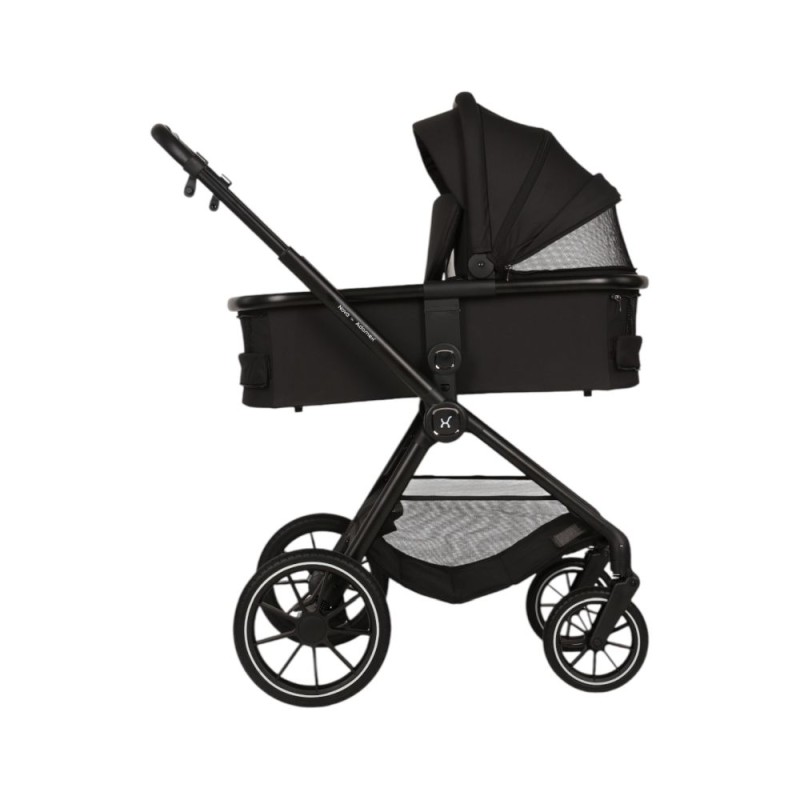 Carucior Copii Adamex Nova Black 3in1 cu scoica Cybex Cloud G plus ADAC