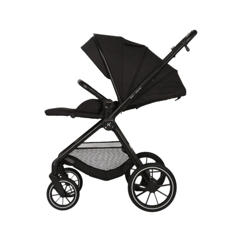 Carucior Copii Adamex Nova Black 3in1 cu scoica Cybex Cloud G plus ADAC
