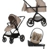 Carucior Copii Adamex Nova Cappucino 4in1 cu scoica Cybex Cloud G plus ADAC si isofix