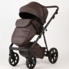 Carucior 3 in 1 Quantum Adamex Natura Coffee cu scoica testata ADAC
