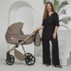 Carucior 3 in 1 Quantum Adamex Natura Beige cu scoica testata ADAC