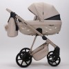 Carucior 3 in 1 Quantum Adamex Natura Beige cu scoica testata ADAC