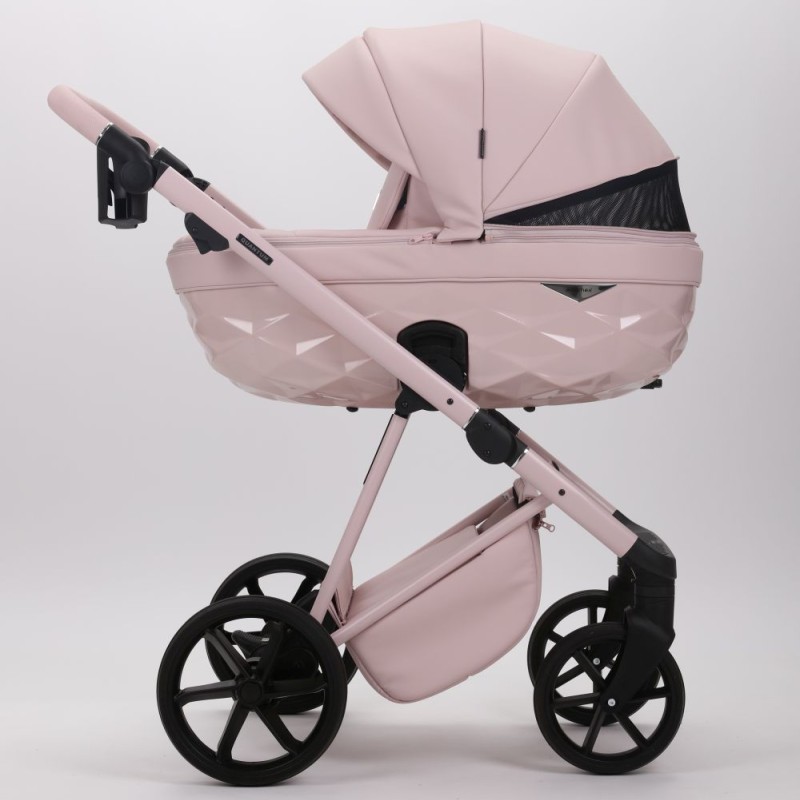 Carucior 3 in 1 Quantum Adamex Natura Rose cu scoica testata ADAC