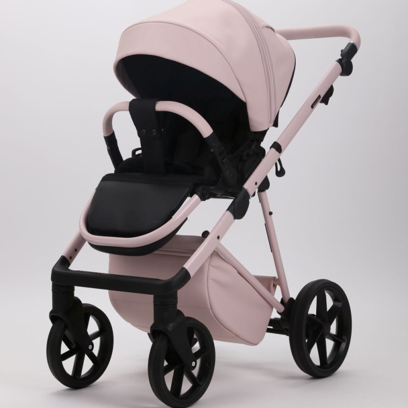 Carucior 3 in 1 Quantum Adamex Natura Rose cu scoica testata ADAC