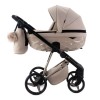Carucior 3 in 1 Quantum Adamex Deluxe Beige Star 155 cu scoica testata ADAC