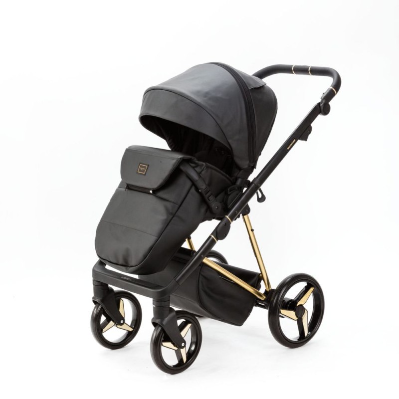 Carucior 3 in 1 Quantum Adamex Deluxe Black Star 102 cu scoica testata ADAC