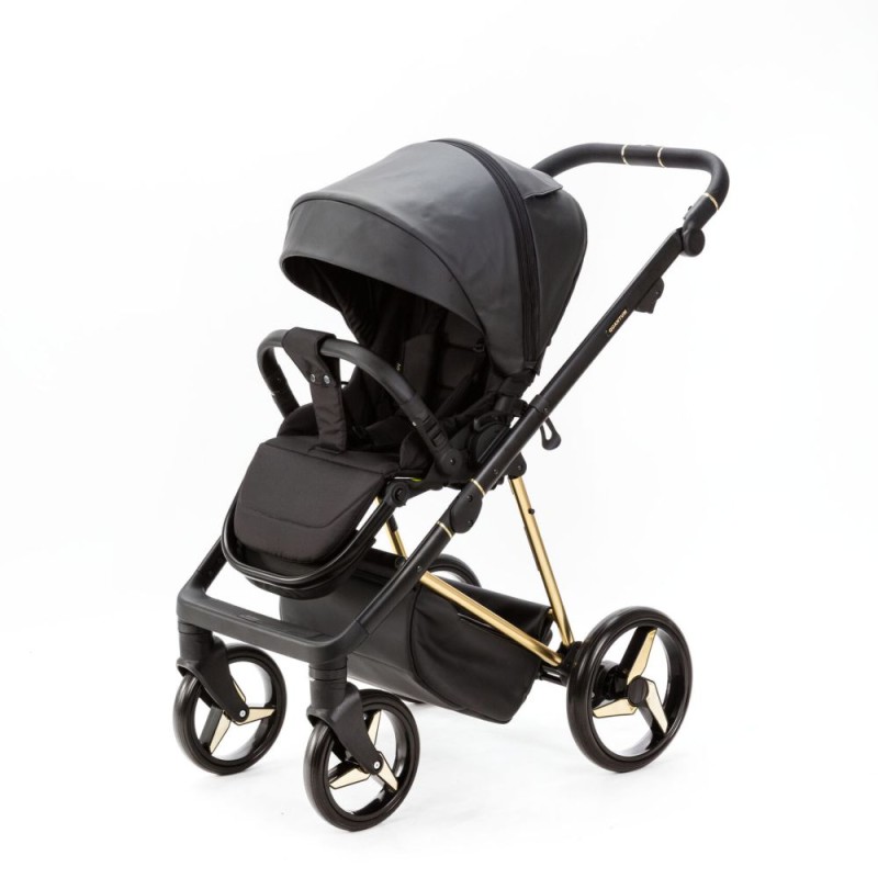 Carucior 3 in 1 Quantum Adamex Deluxe Black Star 102 cu scoica testata ADAC