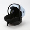 Carucior 3 in 1 Quantum Adamex Natura Baby Blue cu scoica testata ADAC