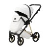 Carucior 3 in 1 Quantum Adamex Deluxe Pure White Star 104 cu scoica testata ADAC