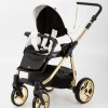 Carucior copii 3 in 1 Reggio Adamex Special Edition White Pure Gold Y211