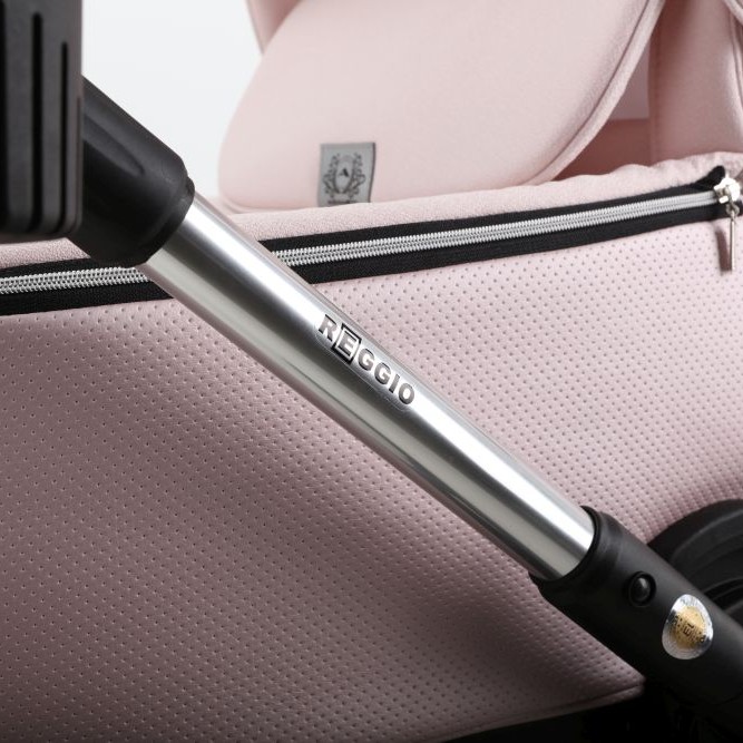 Carucior copii 3 in 1 Reggio Adamex Special Edition Pink Princess Y850