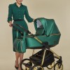 Carucior copii 3 in 1 Reggio Adamex Special Edition Smarald Gold Y216