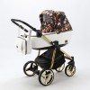 Carucior copii 3 in 1 Reggio Adamex Special Edition White Flowers